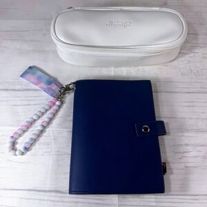 VillaBeautifull Planner Vegan Leather Agenda, Notebook Cover & Makeup Pouch Set